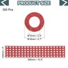MECCANIXITY 300PCS 18650 Lithium Battery Insulator Rings, Hollow Electrical Insulation