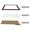 GraduationMall A4 Certificate Frame Document Diploma Picture Holder Wooden Plexilass