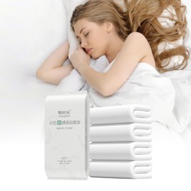 YOUNGTIME Disposable Bed Sheets for Travel,4 PCS Disposable Portable Cotton Bedding Set with Bed Sheet Quilt Cover and Pillowcase for Hotel & Trips