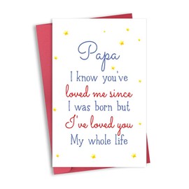 Grandpa Papa Fathers Day Card for Papaw Grandfather Birthday Card Papa Pawpaw Granddaddy Fathers Day Cards for Granddad Daddy Dad Fathers Day Birthday Gifts For Papaw Grandpa Birthday Cards