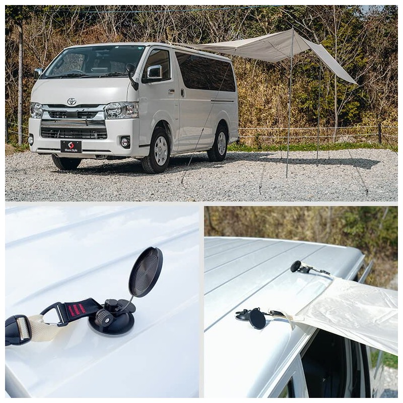 Share Style Strong Suction Cup for Car Side Fixing Tarp