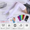 FULL CHECK 120 Denier High Quality Velvety Tie High Stockings,