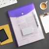 Document Folder A4 Vakki Pack of 12 Transparent Document Bag