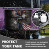 Whosucclay Eagle American Flag RV Propane Tank Cover - Waterproof,