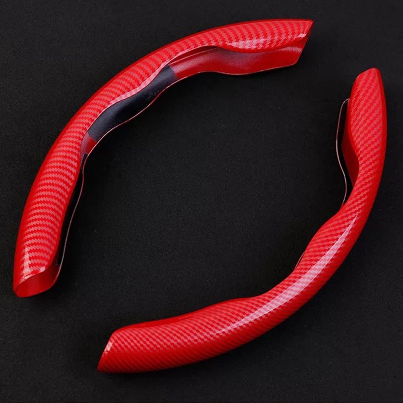 Carbon Fiber Steering Wheel Cover Ultra Thin Fit Wear Resistant