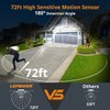 LEPOWER Battery Powered LED Flood Light Outdoor,1500LM Motion Sensor Security