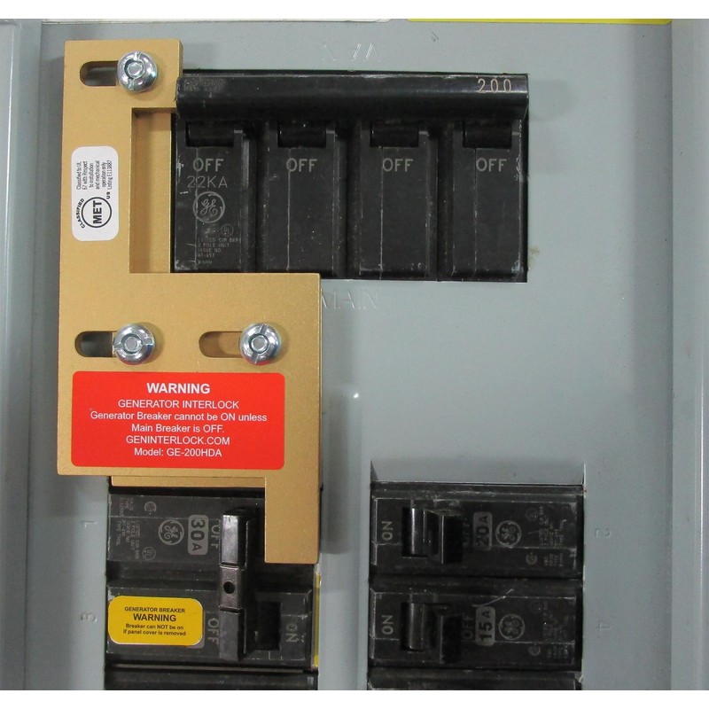 GE-200HDA GE General Electric Generator Interlock Kit for Verticle Main