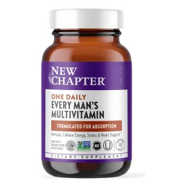 Multivitaminico Diario Para Hombre New Chapter 48 Tabletas Sabor Sin Sabor