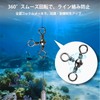 9KM DWLIFE Triple Barbed Fishing Hooks 50pcs Triple Barbed Hooks