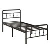 Nailsong 18 Inch Twin XL Bed Frames with Headboard and