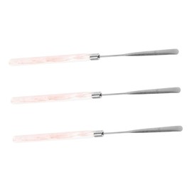 SAFIGLE Diy Craft Beauty Tool Pcs Mini Metal Makeup Spatula Stainless Steel Stirring Stick Multipurpose Mixing Tool for Nail Art