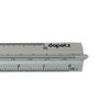 Dapetz ® Triangular Aluminium Tri Scale 300mm Metal Ruler Architects