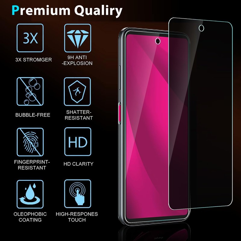 Zeking [2 Pack] for T-Mobile Revvl 8 Pro 5G Privacy