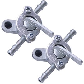 Inline Gas Fuel Petcock Shut Off Valve 3/16 Compatible with 50cc 90cc 110cc 150cc 196cc Mini bike, Dirt bike, Pit bike, Pocket Motocycle ATV and Go Karts（2 pack）