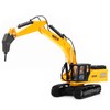 Gemini&Genius Drill Excavator Toy, Demolition Machine Car, Construction Vehicle Toys
