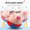 Geojec Interactive Dog Toys,Jumping Squeaky Dog Toys with Recording and