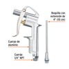 Truper PISO-695, Pistola metálica para sopletear, con extensión de 4"