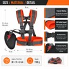 Adjustable Brush Cutter Harness for Yard Work – Padded Double