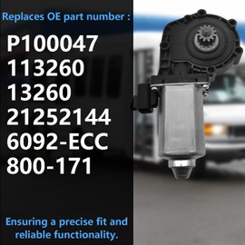 Bus Electric Passenger Door Motor P100047, Door Motor Compatible with Coach & Equipment Buses Replace 113260 13260 21252144 6092-ECC