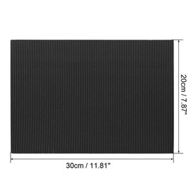 sourcing map 10pcs Corrugated Cardboard Paper Sheets,Black,7.87-inch x 11.84-inch,for Craft and DIY Projects