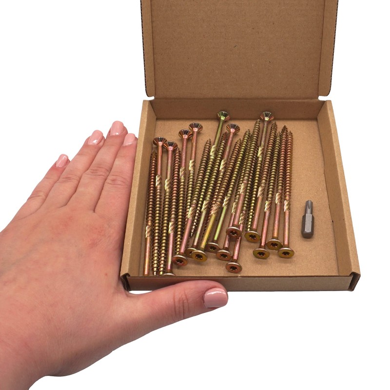 SKIR'CO (Pack of 20) Universal Zinc Plated Steel 5.0 x