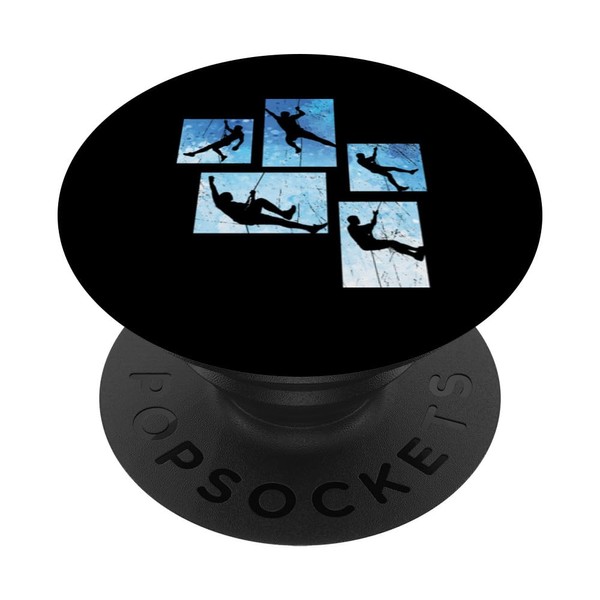 Freeclimber Climbing Rope Mountain Climber Bouldering PopSockets Swappable PopGrip