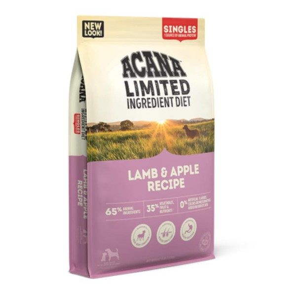 Acana Lamb and Apple Singles Formula Dog Food, 13 Pound