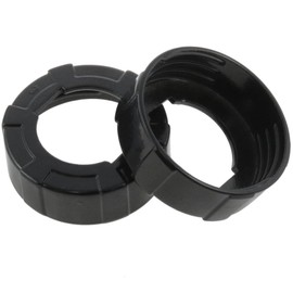 AYLIFU 2PCS Sausage Caulking Gun Aluminum Front Cap Serviceable Black Front Cover for Easy Repair of Sausages and Bulk Caulking Guns