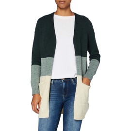 Only Women’s Cardigan, June Bug Stripes: Balsam Green, m