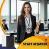 Geyoga 6 Pack Sublimation Blank ID Badge Holder PU Leather
