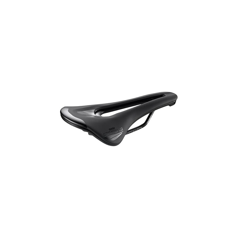 Selle San Marco Shortfit 2.0 Dynamic Saddle: Black/Black S3