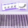 LZM Wispy Cluster Lashes Kit 10-13mm Individual Eyelashes C Curl