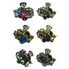 Bella Small Metal Jaw Clip Claw Clip Colorful Beads and