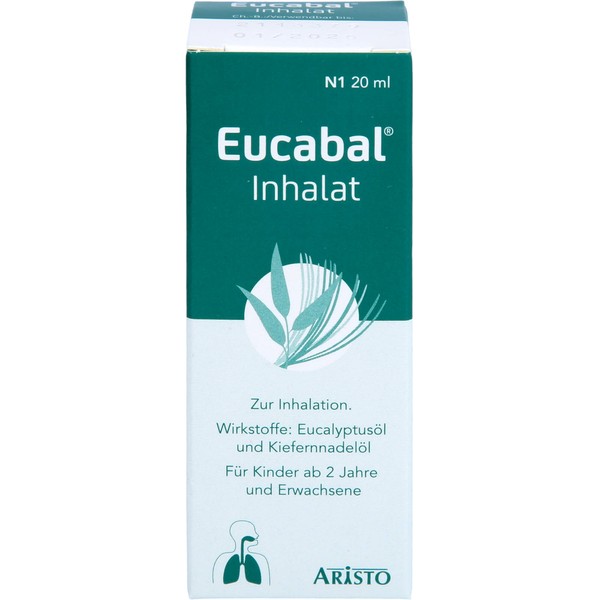 Aristo Eucabal Inhalat Lösung bei Erkältungskrankheiten der Atemwege, 20 ml Lösung