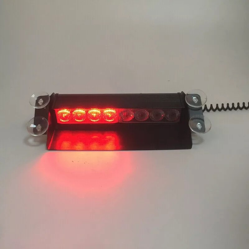 LED FLASH Estrobo Torreta Codigos Parabrisas Policia Escoltas Federal