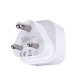 South Africa South Africa Adaptor Plug Travel Plug Type M to EU Europe European Type C E F Socket for Spain ES France FR Italy Italian IT Germany DE Denmark Denmark Greece Universal 3 Pin