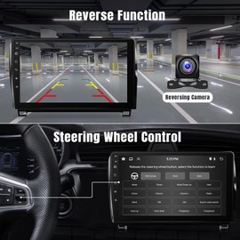 Car Stereo for Toyota Tundra 2007-2013 & Toyota Sequoia 2008-2019 Radio 10.1 Inch Touch Screen Car Radio Wireless Apple CarPlay Android Auto GPS WiFi Bluetooth Mirrorlink FM DSP SWC 2+32GB