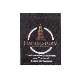 Handelsturm Thai Neck Pillow Solid Pillow for Relaxation Massage and Meditation with Kapok Filling 30 x 15 x 10 cm Earth Tones