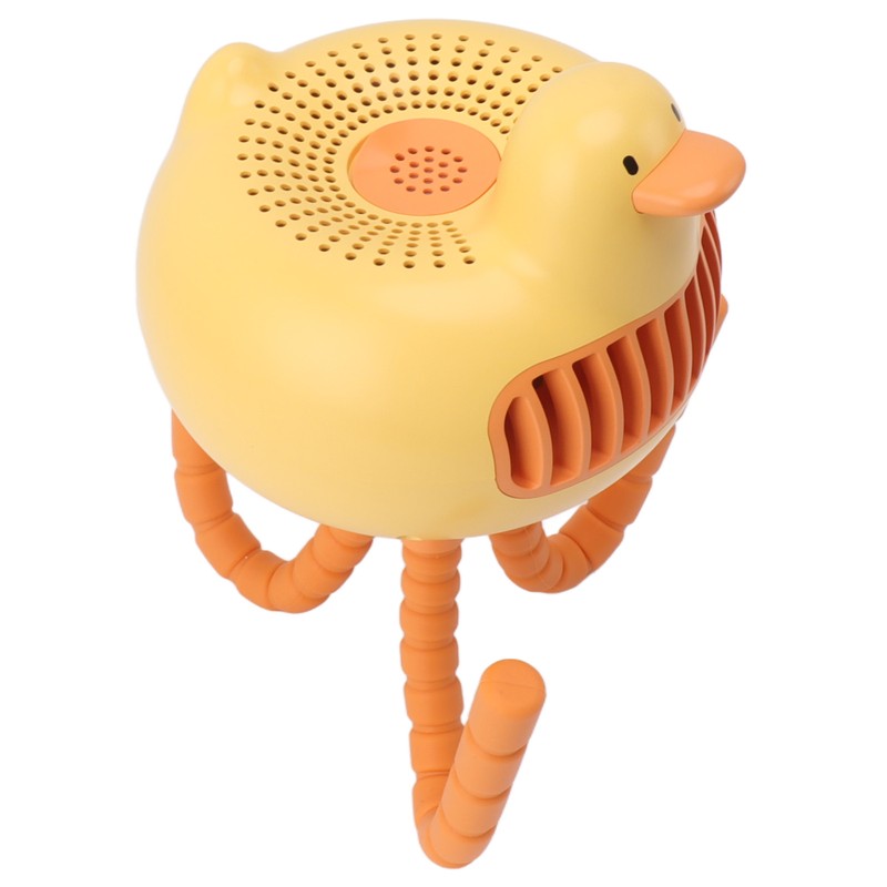 Portable Stroller Fan Low Noise Duck Shape Cute 2 Power