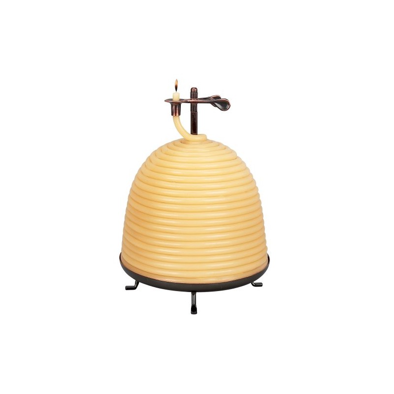 Candle by the Hour 160-Hour Beehive Candle, Eco-friendly Natural Beeswax