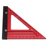 Woodworking Triangle Ruler Aluminum Alloy High Accuracy Portable Rafter Square