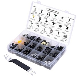 Rexka 418pcs Car Retainer Clips Fasteners Assortment-18 Most Popular Sizes Auto Push Pin Rivets for Volkswagon Golf 2021-2024
