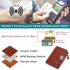 FALAN MULE Small Wallet for Women Leather Bifold Compact RFID