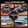 RASTP Universal Drifting Deep Dish Racing Steering Wheel 13.8”/350mm 6