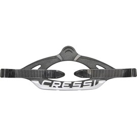 CRESSI Original Strap for Professional Scuba Mask Series C Black/Silver - Original Strap for Professional Scuba Mask and Snorkeling, C_Black/Silver, One Size Unisex