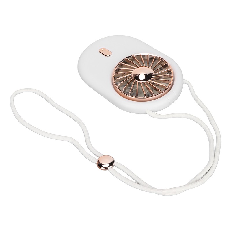 Neck Fan USB Rechargeable Battery 3 Speed Portable Handheld Vertical