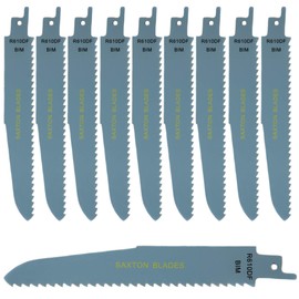 10x Saxton R610DF Reciprocating Saw Demolition Blades Wood Metal Fit Bosch Dewalt Makita