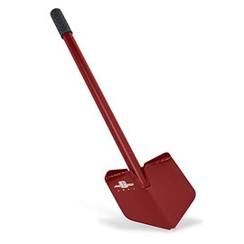 Agency 6 Long Shovel XL - Red Textured Finish - Lightweight Aluminum Hand Welded Offroad Shovel Made in USA