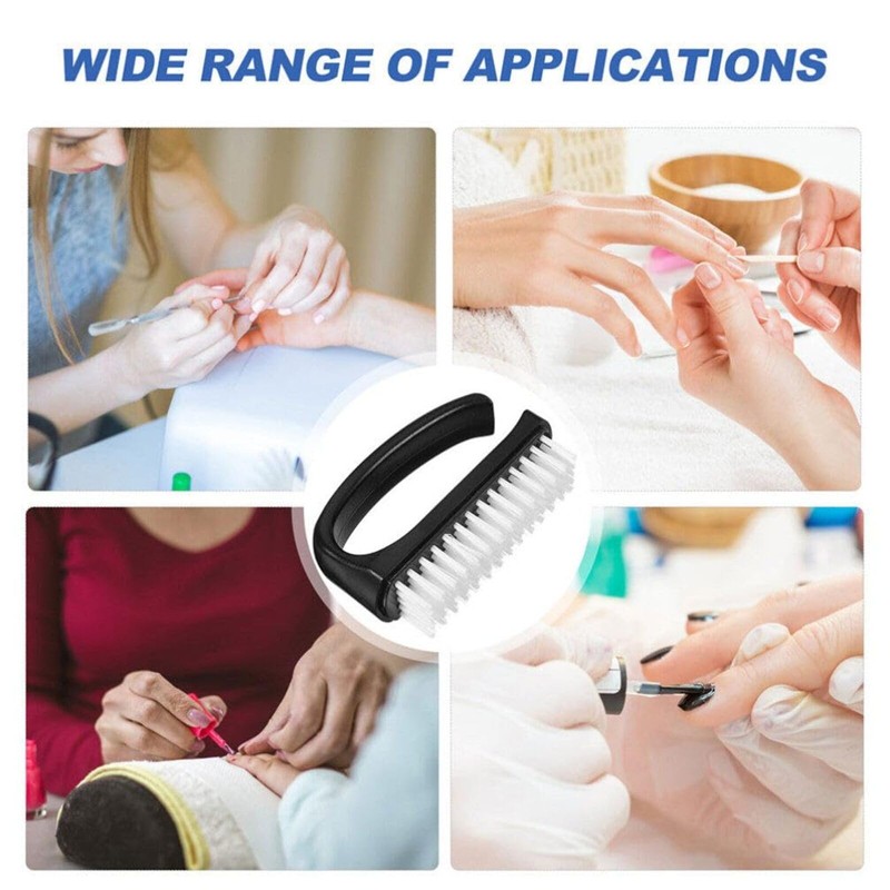 CVNRCLP Recycled Plastic Nail Brush with Ergonomic Handle - Eco-Friendly