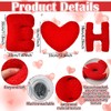 Pickmesh 11 Pcs Valentine's Day Heart Shaped Throw Pillows 11.8